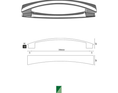 CT-347 Maniglia doppia