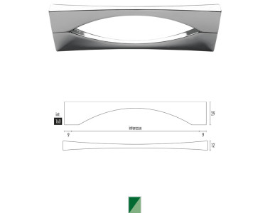 CT-350 Maniglia doppia