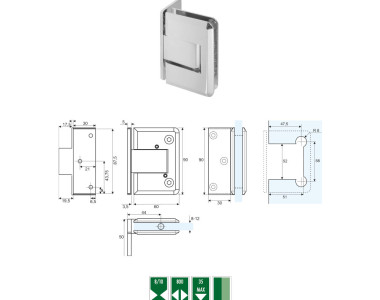 GH-8 Automatic hinge