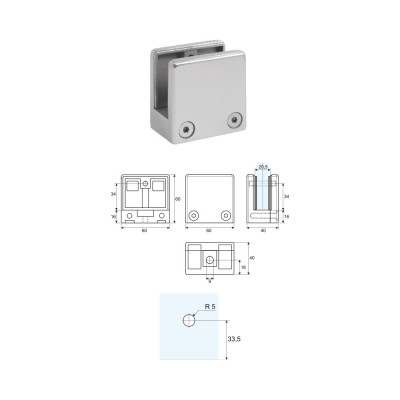 HC-1 Morsetto reggivetro