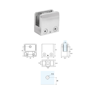 HC-10 Morsetto reggivetro