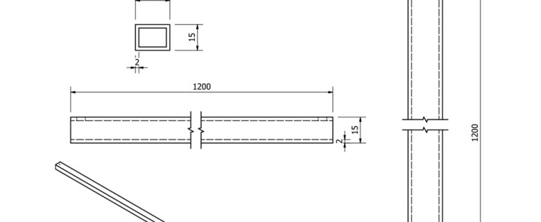 KB-5 Barra di sicurezza 90° vetro/muro