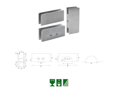 NG-1 Morsetto vetro/muro a filo