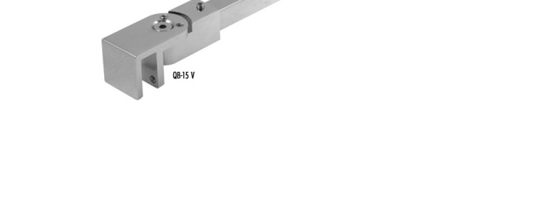 QB-15 Barra di sicurezza 90° vetro/muro