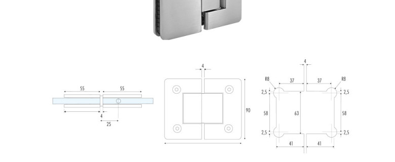 SH-3 Snap hinge