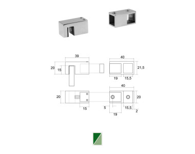 SQB-X Kit per snodo barra di sicurezza